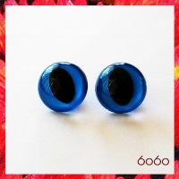 1 PAIR 24mm Blue Plastic Cat eyes, Safety eyes, Animal Eyes, Round eyes